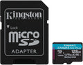 Cartão Kingston Canvas Go! Plus Gen4 200MB/s MicroSDXC UHS-I U3 V30 A2 128GB