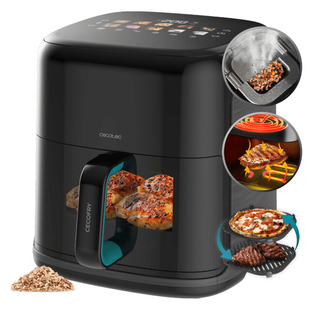 Fritadeira (Sem Óleo) Cecotec Cecofry Smokin Prime 6500