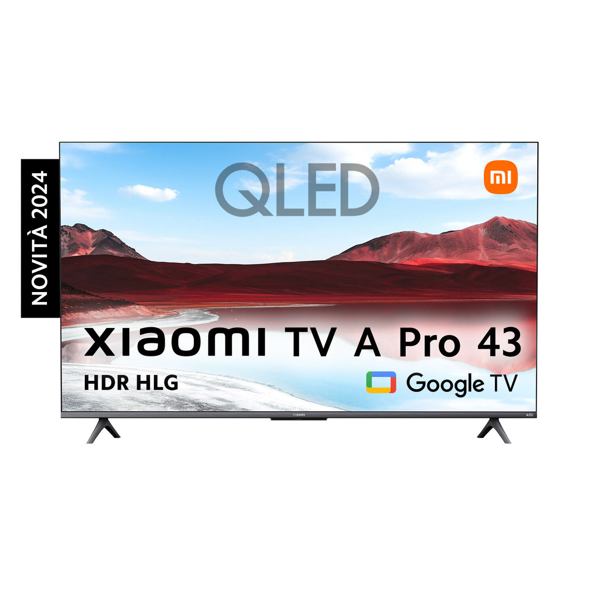 Televisão Xiaomi TV A Pro 43" 2025 QLED UltraHD 4K Google TV