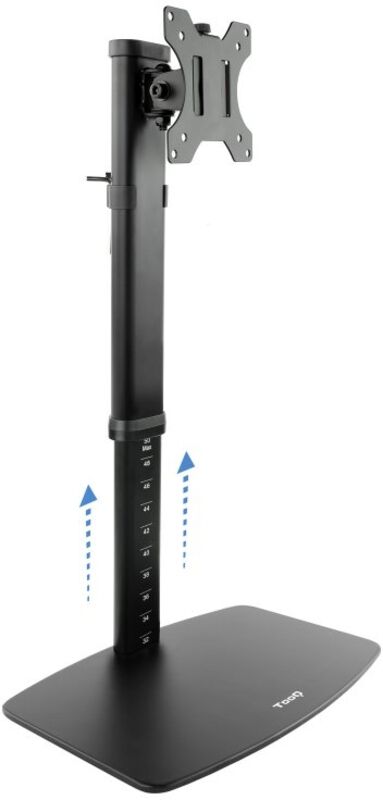 Suporte de Mesa Tabletop Tooq Tilt e Altura Ajustável 17" a 27" Max. 6kg p/Braço Preto