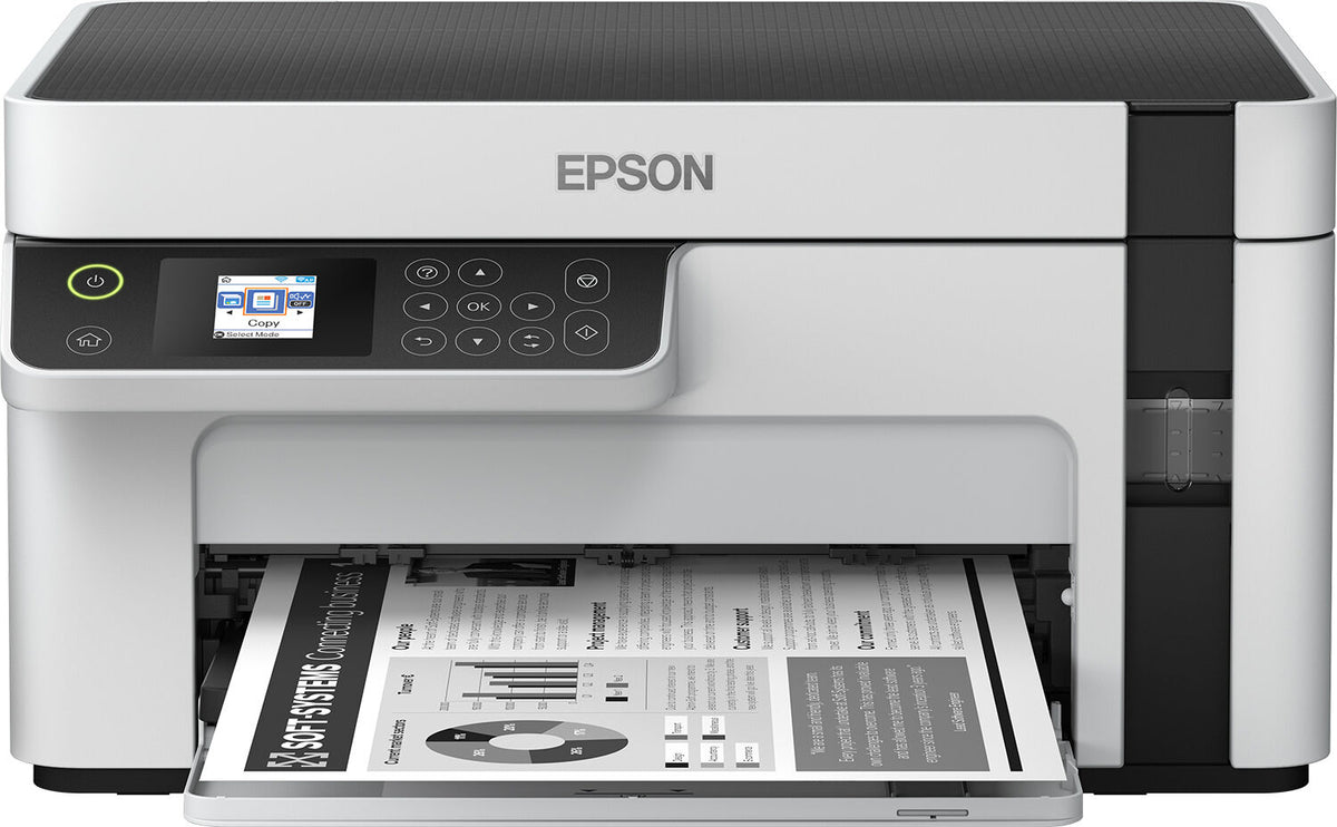 Impressora Multifunções a Jato de Tinta Epson EcoTank ET-M2120 Monocromática Wi-Fi