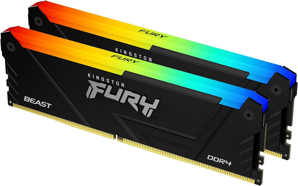 Kingston Kit 16GB (2 x 8GB) DDR4 3200MHz FURY Beast RGB 1R CL16