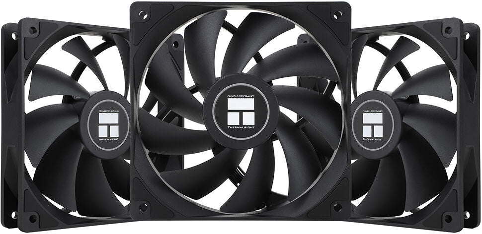 Ventoinha Thermalright TL-C12C PWM Preto 120mm (Pack 3)