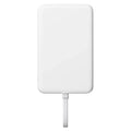 Power Bank Magnética Xiaomi 10000mAh com Cabo Integrado Branco