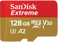 Cartão SanDisk Extreme MicroSDHC/SDXC UHS-I C10 A2 U3 V30 128GB