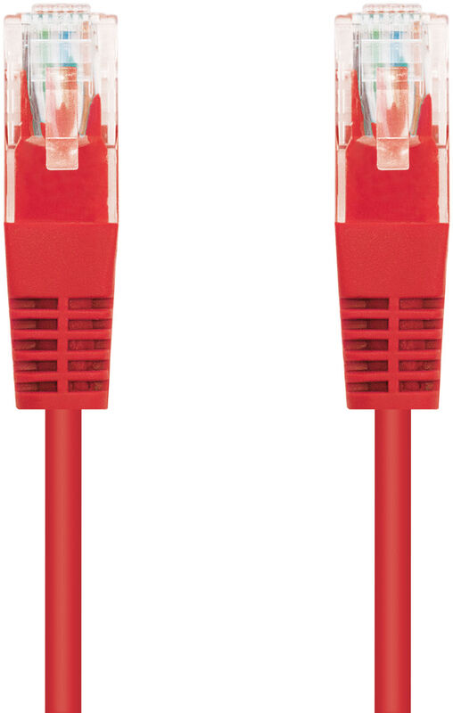 Cabo de Rede Nanocable RJ45 CAT.6 UTP AWG24 2 M Vermelho