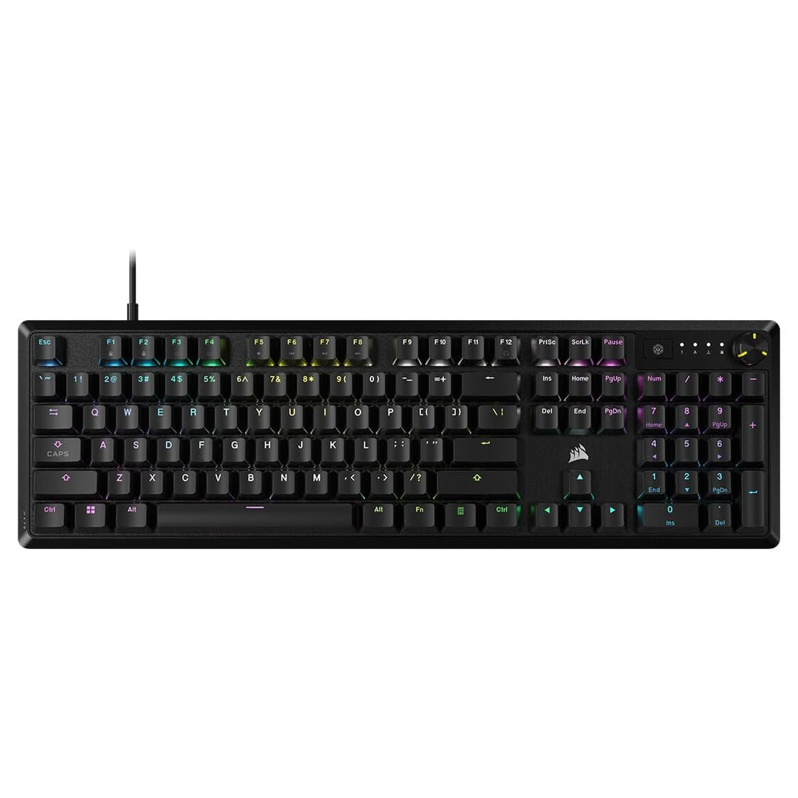 Teclado Mecânico Corsair K70 Core RGB Switches MLX Red Preto (PT)