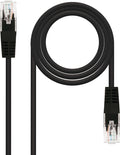 Cabo de Rede Nanocable RJ45 UTP CAT.5E AWG24 2 M Preto
