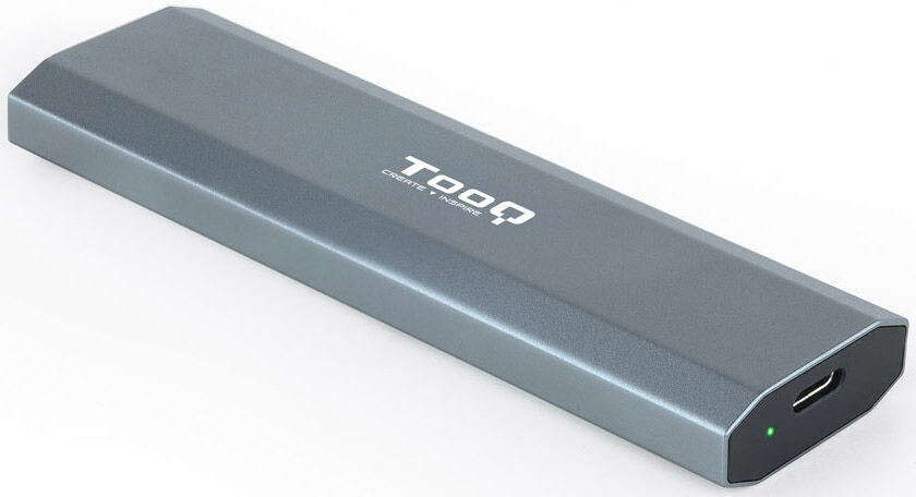Caixa SSD Tooq M.2 NGFF/NVMe SSD USB 3.1 Gen 2 Cinza