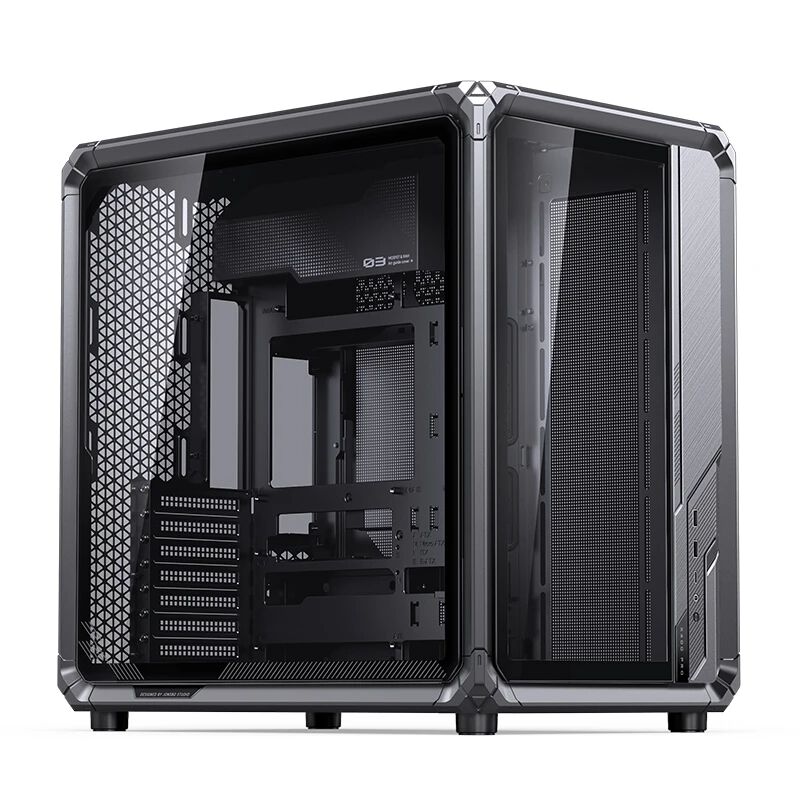 Caixa ATX Jonsbo X400 PRO Vidro Temperado Curvo Cinzento