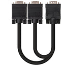 Cabo Bifurcador SVGA Nanocable VGA/M-2xVGA/F 45 CM Preto