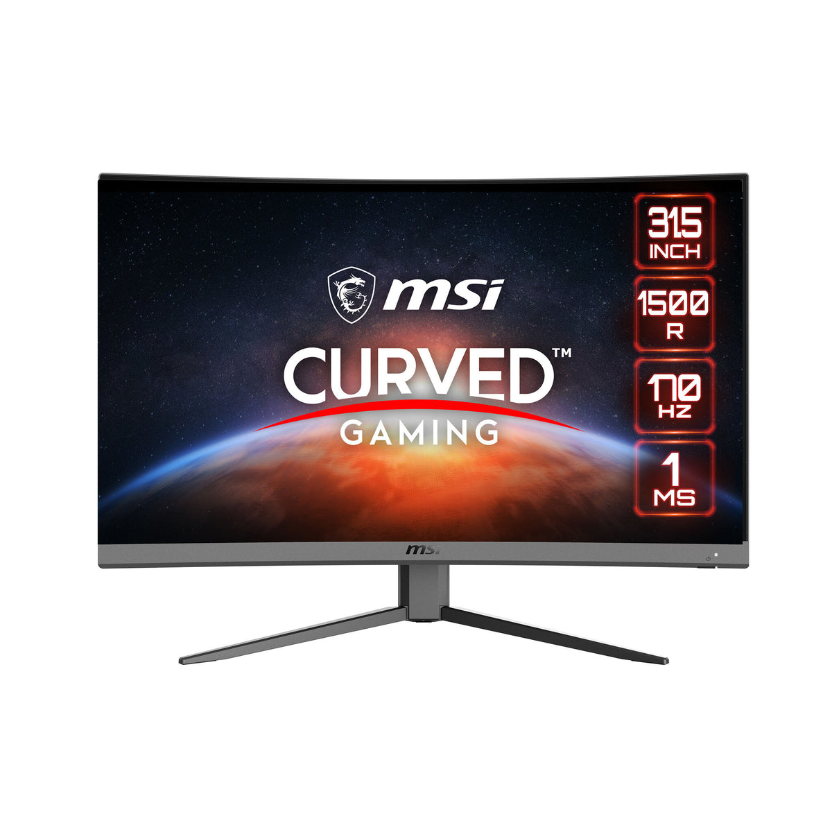 Monitor Curvo MSI 31.5" G32CQ4 E2 VA QHD 170Hz 1ms FreeSync Premium
