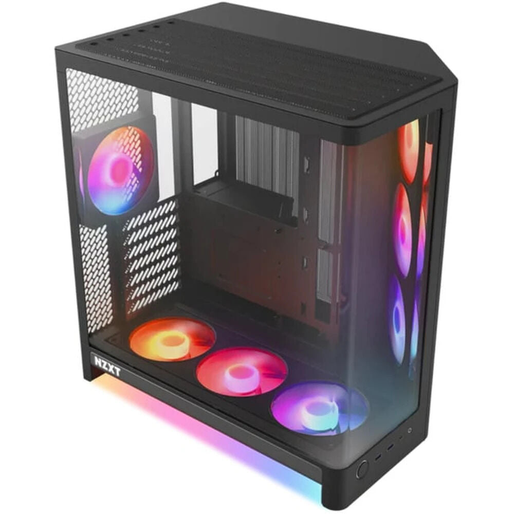 Caixa ATX NZXT H6 RGB+ Preta Vidro Temperado