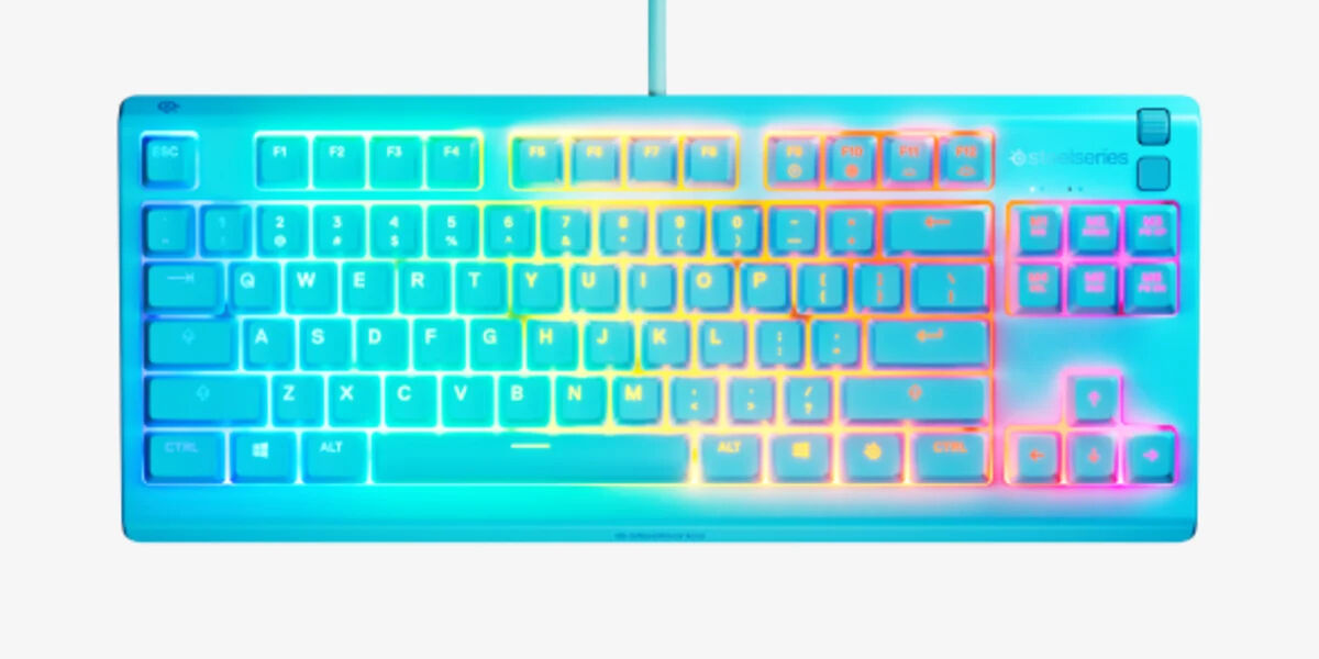 Teclado SteelSeries Apex 3 TKL (US) Aqua