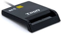 Leitor de Cartões Tooq Cartões de Cidadão / DNI 4.0 USB 2.0 Preto