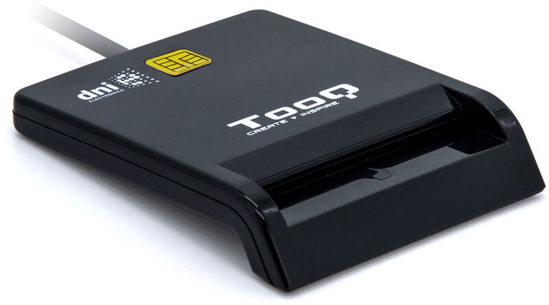 Leitor de Cartões Tooq Cartões de Cidadão / DNI 4.0 USB 2.0 Preto