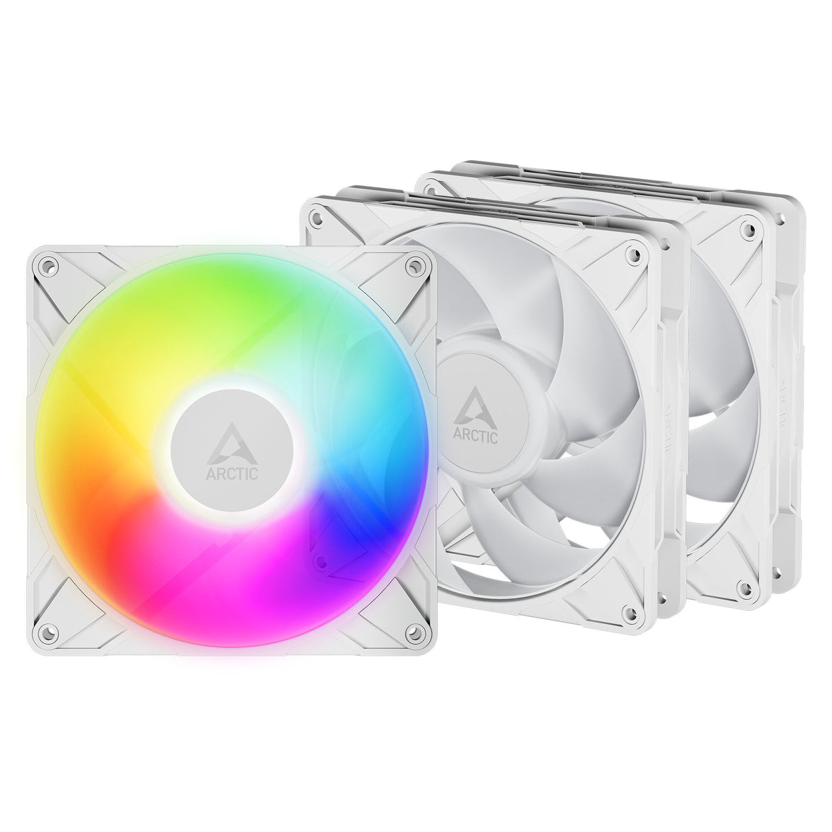 Ventoinha Arctic P14 PRO PWM A-RGB 140mm - Branco (Pack 3)