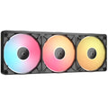 Ventoinha Corsair iCUE Link RX360 II Unified Frame Pretas RGB PWM Tripla Ventoínha 120mm (360mm)