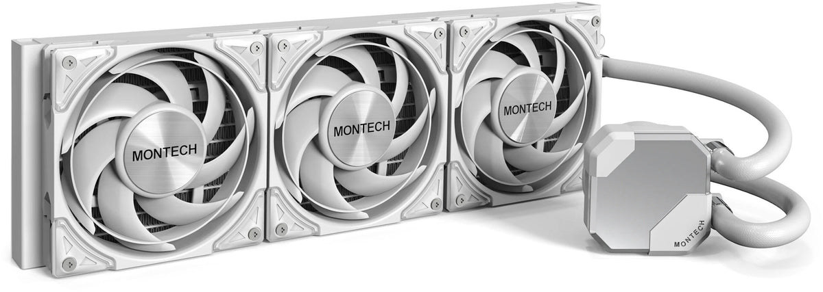 Water Cooler CPU Montech HyperFlow Silent 360mm Branco