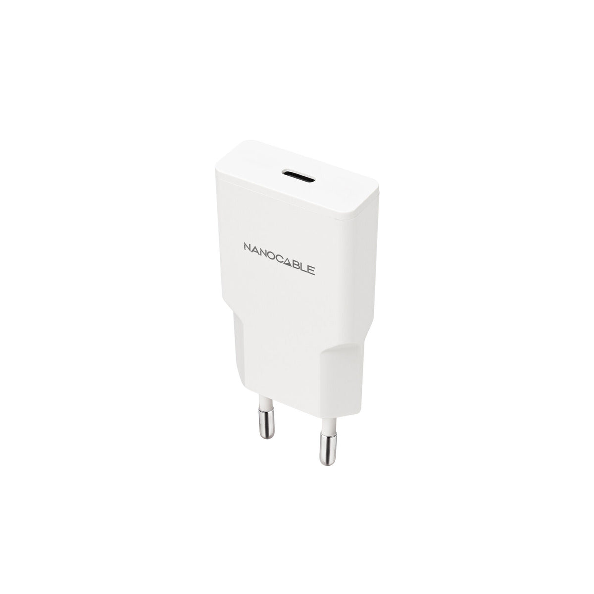 Carregador Nanocable USB-C/PD 20W, Branco