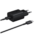 KIT SAMSUNG ADAPTER 25W + CABO USB-C TO USB-C