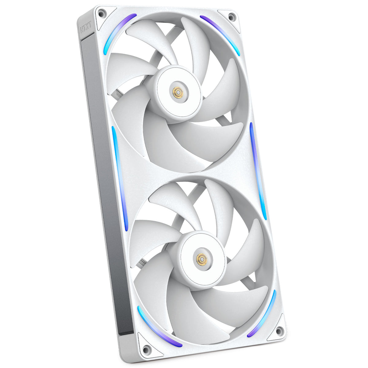 Ventoinha NZXT F280X Perfomance RGB Single-Frame Brancas - Dupla Ventoínha 140mm (280mm)