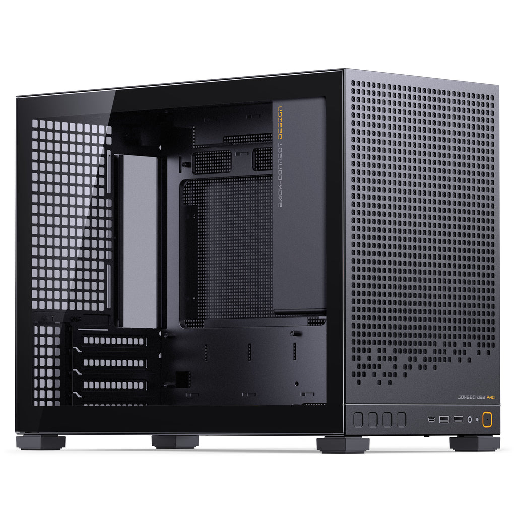 Caixa Micro-ATX Jonsbo D32 PRO Vidro Temperado Preto