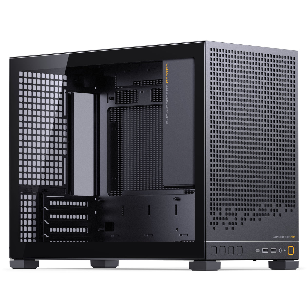 Caixa Micro-ATX Jonsbo D32 PRO Vidro Temperado Preto