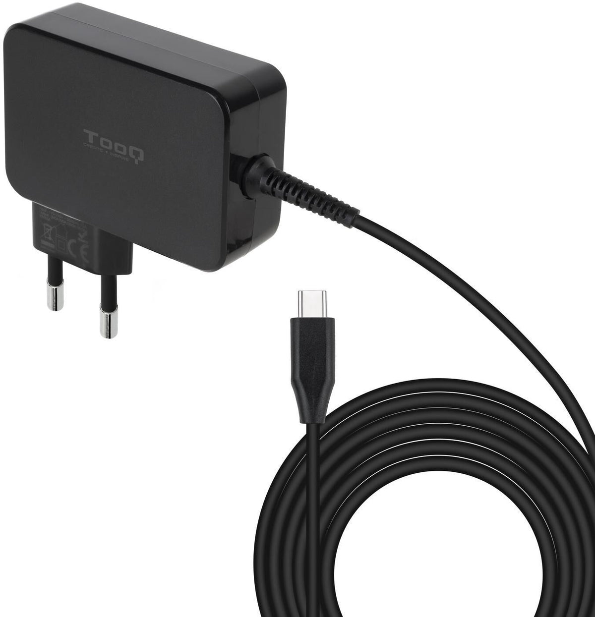 Carregador de Portátil GaN Tooq USB-C PD 100W