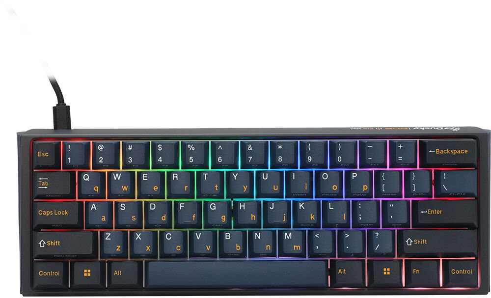 Teclado Mecânico Ducky ONE 3 Pro Nazca Line 60% RGB 8K Polling Rate MX2A-Brown (PT)