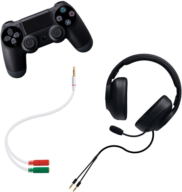 Cabo de Divisão Áudio Nanocable Jack 3,5/M 4 PINOS 2x Jack 3,5/F 3 PINOS 20 CM Branco