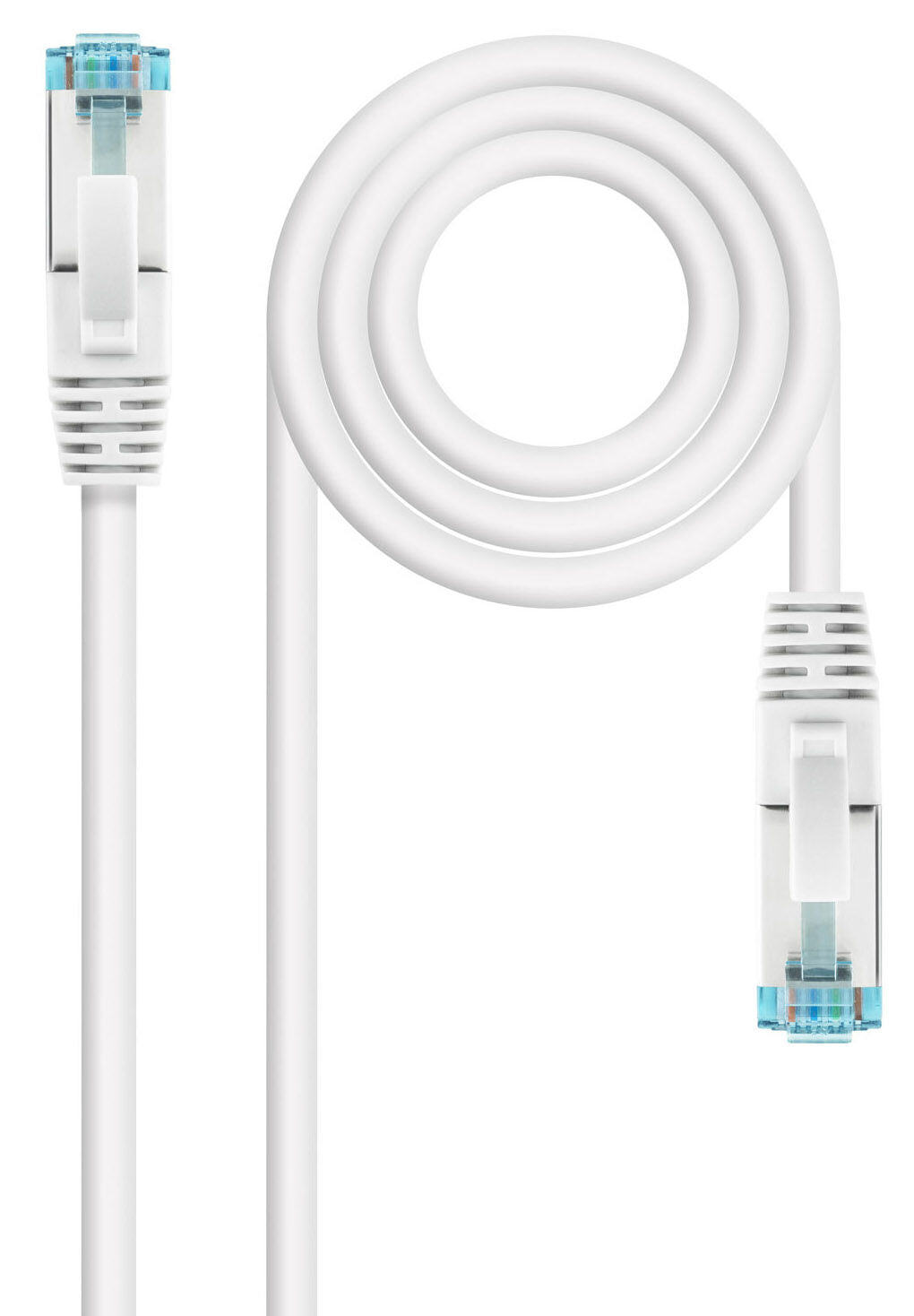 Cabo de Rede Nanocable RJ45 LSZH CAT.7 600MHZ SFTP AWG26 2 M Branco
