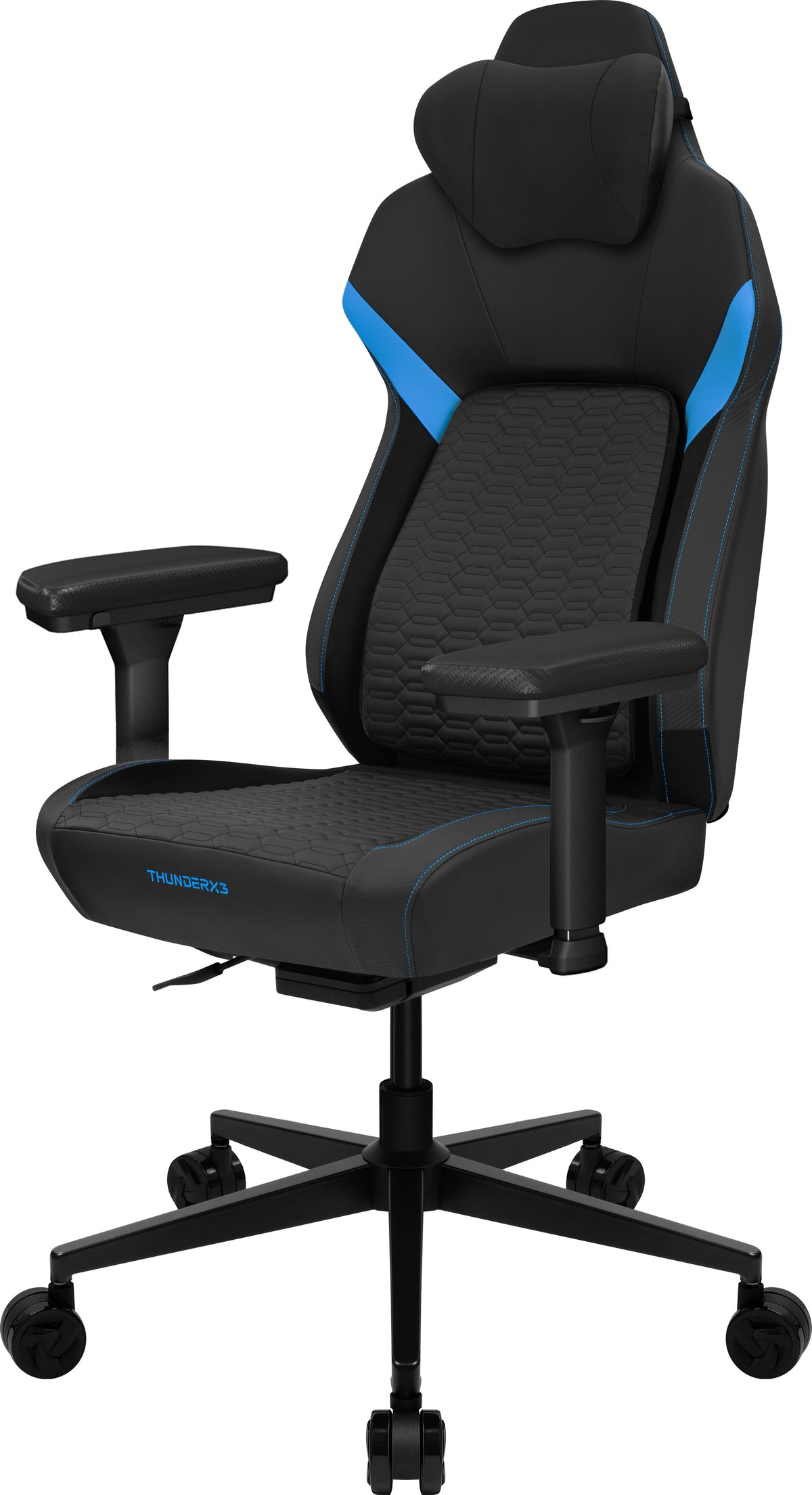 Cadeira Gaming TX3 (ThunderX3) Core Smart, Apoio lombar 180° - Racer Blue
