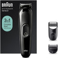 A barbeador Braun All in one 3 em 1 Style Kit Series 3 com bateria 2 Acessórios