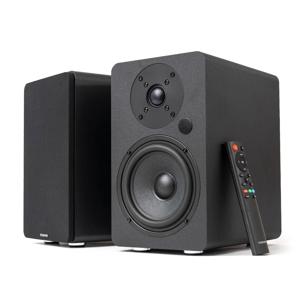 Colunas Hi-Fi Vulkkano A5 ARC MKII 100W Bluetooth HDMI ARC Pretas