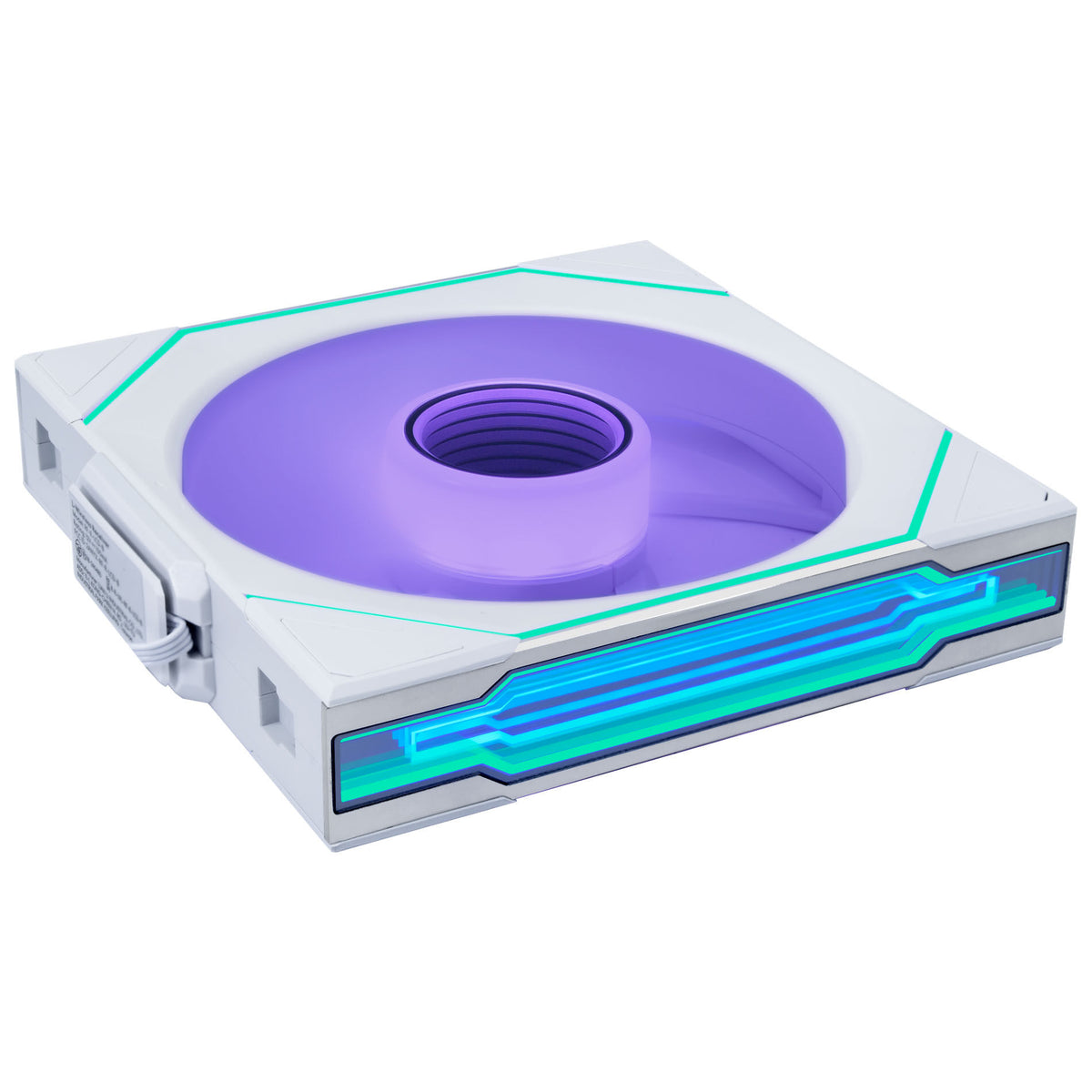 Ventoinha Lian Li UNI FAN SL140 Infinity Wireless RGB Reverse Blade PWM Branco 140mm