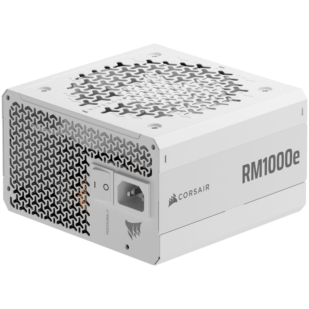 Fonte Modular Corsair RMe Series RM1000e 1000W 80 Plus Cybenetics Gold ATX3.1 - PCIe 5.1 Branca