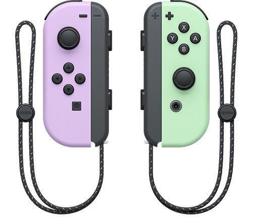 Comando Nintendo Joy-Con (set Esq/Dir) Roxo/Verde