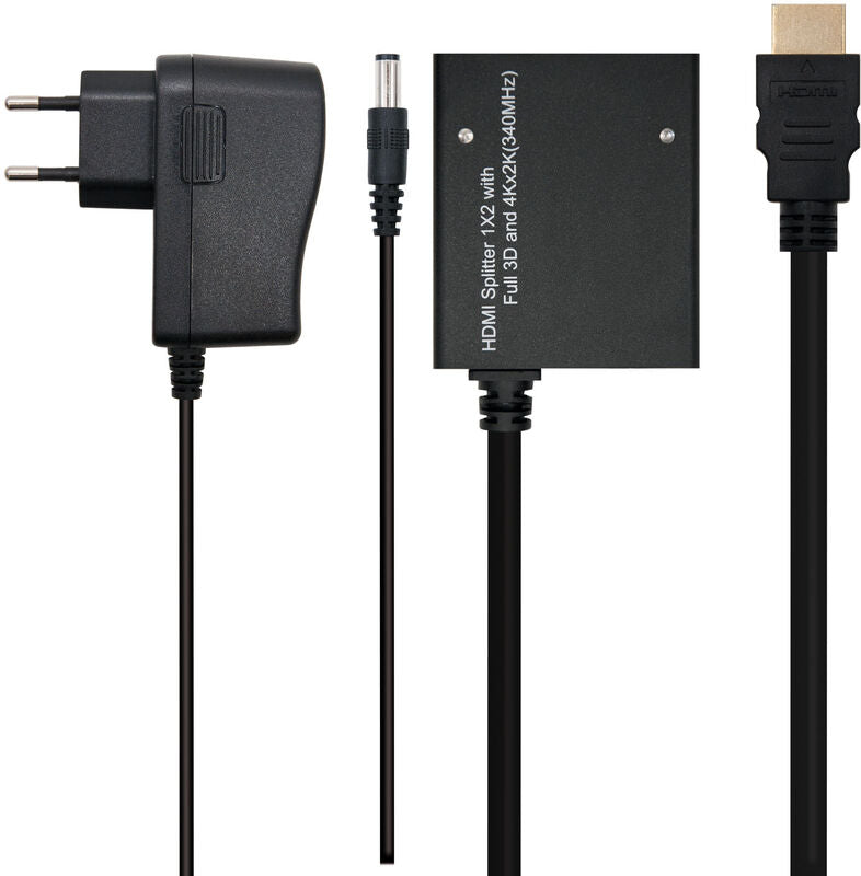 Splitter HDMI Nanocable V1.3 1X2 Com Alim. e Pigtail 50 CM