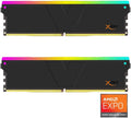 V-Color Kit 32GB (2 x 16GB) DDR5 6000MHz Manta Xsky EXPO Preto CL30 (APENAS COMPATÍVEL COM RYZEN)