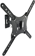 Suporte de Parede Tooq Tilt e Giratório 2 Pivots 23" a 55" Max. 30kg Preto