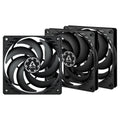 Ventoinha Arctic P12 Slim PWM PST 120mm (Pack 3)
