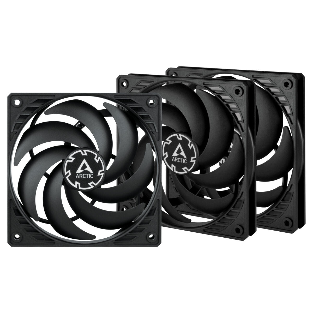 Ventoinha Arctic P12 Slim PWM PST 120mm (Pack 3)