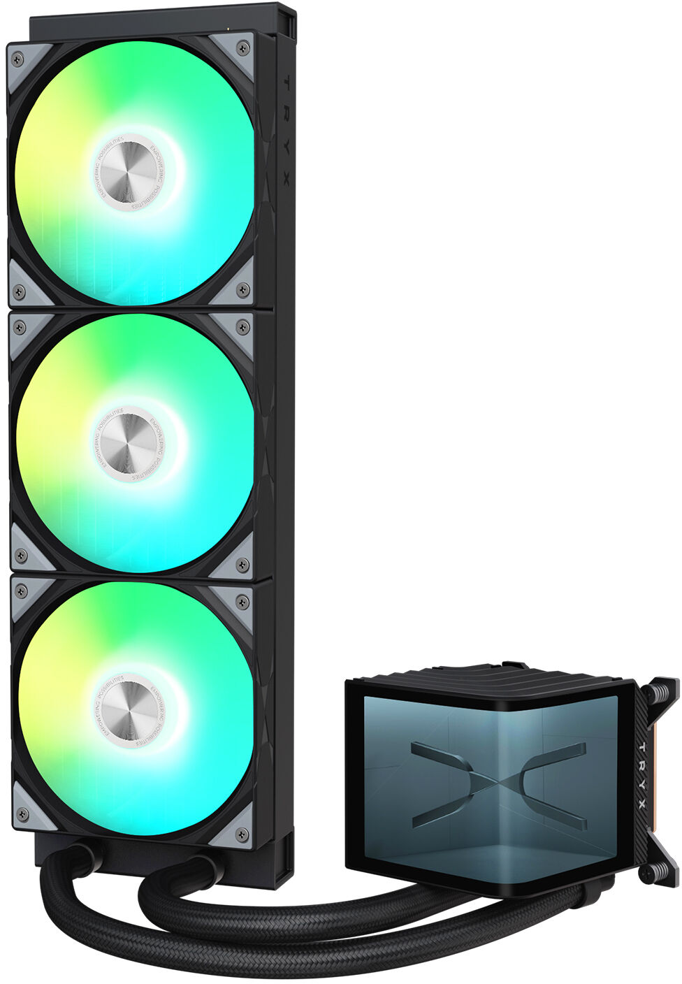 Water Cooler CPU TRYX Panorama Upgraded 360 ARGB Preto