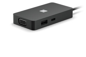 Microsoft Surface USB-C Travel Hub Preto (Comercial) – 1E4-00002
