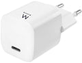 Carregador Ewent Nano USB-C / QC3.0 Fast Charger 33W Branco