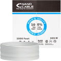 Bobine de Rede Nanocable RJ45 UTP CAT.6 AWG24 CU 305 M Cinzento