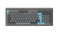 Teclado Mecânico Ducky Cushion 98 Tri-Mode Silent Tactile 96% Cinzento (PT)