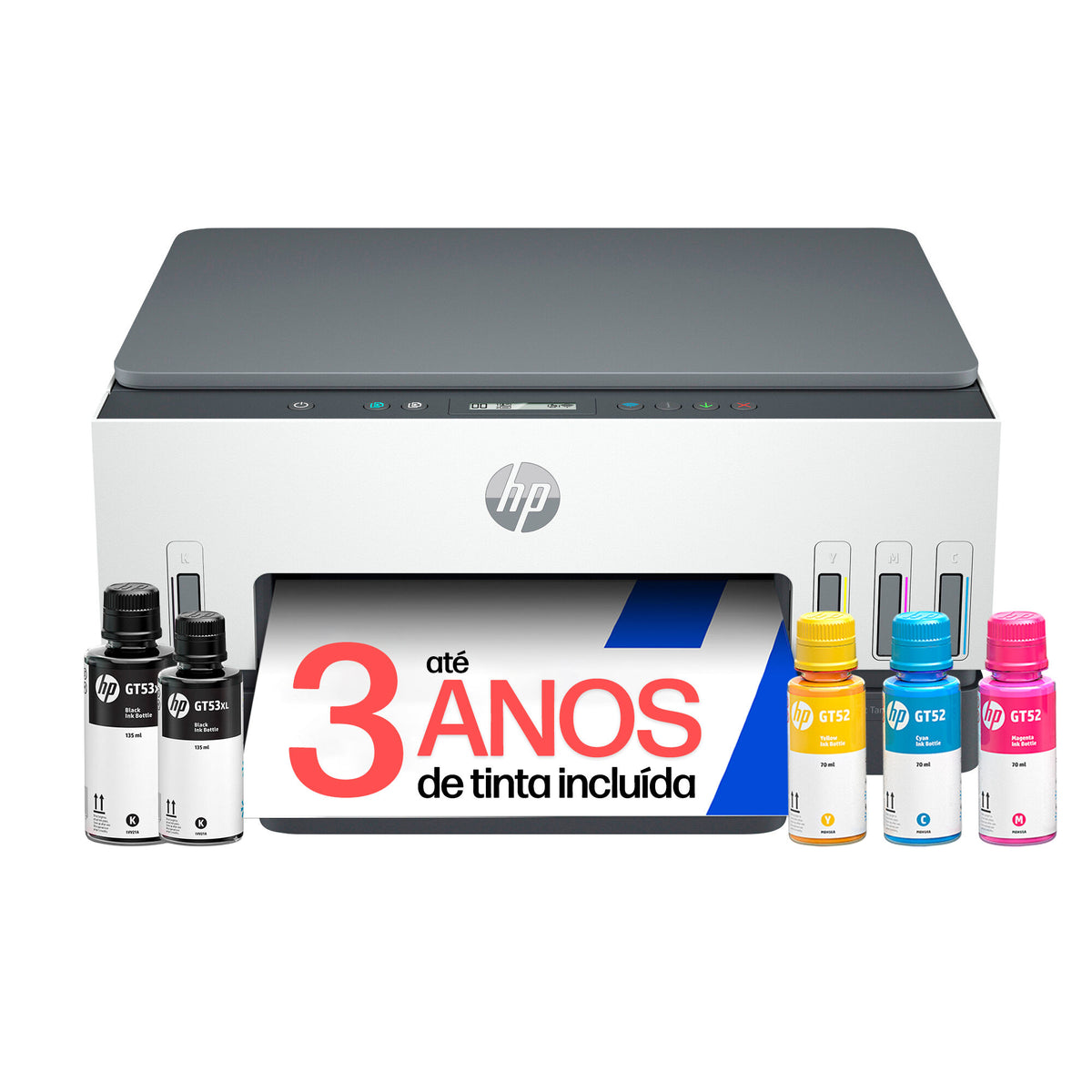 Impressora Multifunções a Jato de Tinta HP Smart Tank 6005 All-in-One WiFi