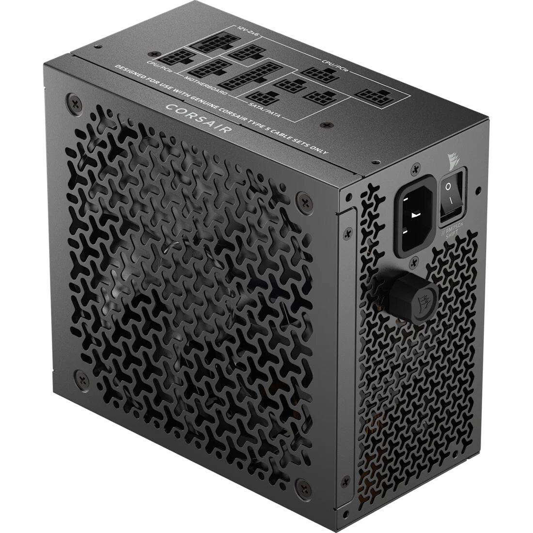 Fonte Modular Corsair RMx Shift Series RM750x 750W Cybenetics 80+ Plus Gold ATX3.1